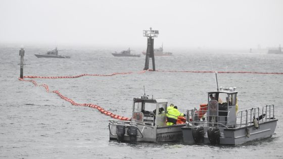 Navy crew members eject from their jet before it crashes off the San Diego coast