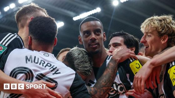 Newcastle United celebrate