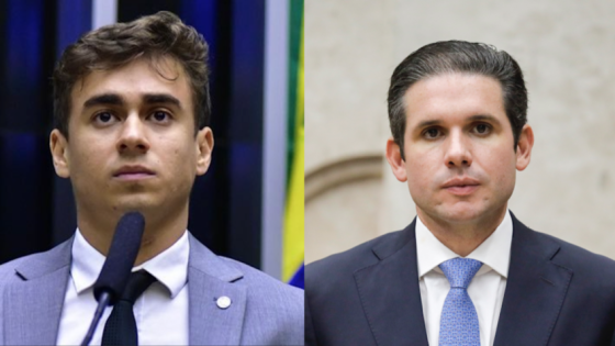 prismada Nikolas Ferreira e Hugo Motta