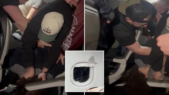 Frontier Airlines passenger restrained after punching seat, cracking window on Houston-bound flight