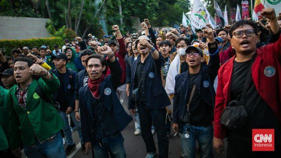 Seruan Aksi 'Indonesia Gelap' Menggema, Mahasiswa Gelar Demo Maraton