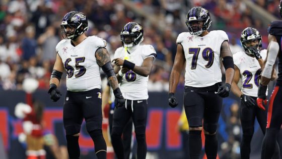 Ravens' offensive line an offseason priority as left tackle, left guard hit free agency