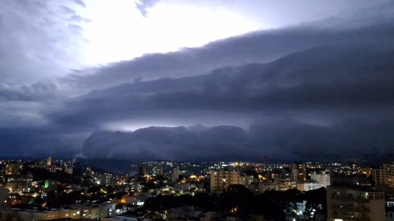 Risco de chuva forte a intensa com temporais persiste nesta segunda