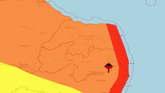 Novo aviso do Inmet alerta para chuvas acima de 100 mm em 37 cidades do RN