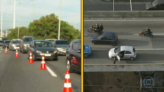 Vídeo mostra motociclista furtando agente do Degase já morto na Linha Amarela; polícia investiga - G1