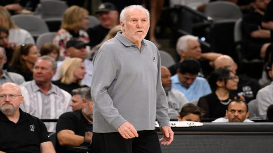 Spurs' head coach Gregg Popovich not expected to return this season