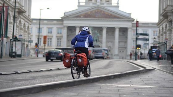 Opnieuw meer fietsers in Brusselse ochtendspits ondanks recordneerslag