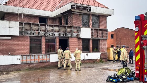 Verdachte brand in leegstaand pand aan Houthalenseweg in Zonhoven