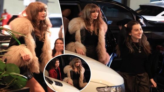 Taylor Swift dines with Kylie Kelce, Haim sisters on eve of Super Bowl 2025