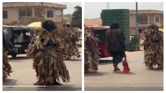 Watch how traditional executioners roamed Goaso streets to enforce ban on Val's day celebration