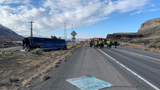 4 killed, 7 injured after bus hit by car near Wenatchee