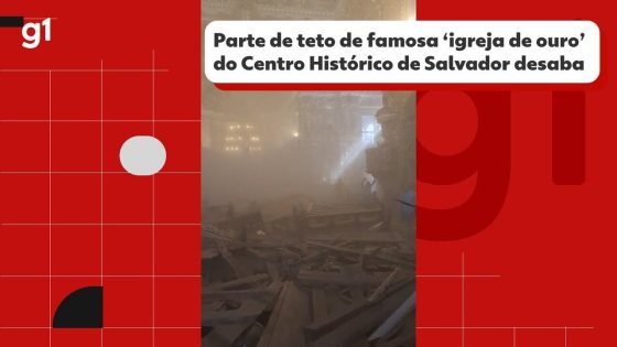 Uma pessoa morre e cinco ficam feridas após desabamento de teto de 'igreja de ouro' do Centro Histórico de Salvador | Bahia