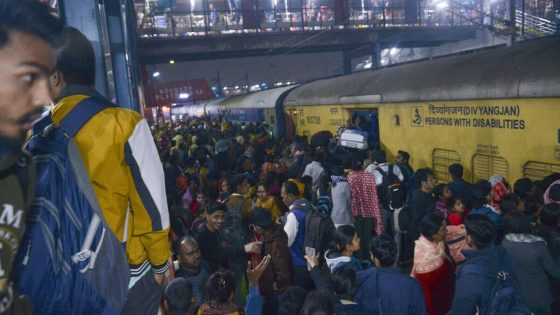 Stampede at railway station in India kills at least 18