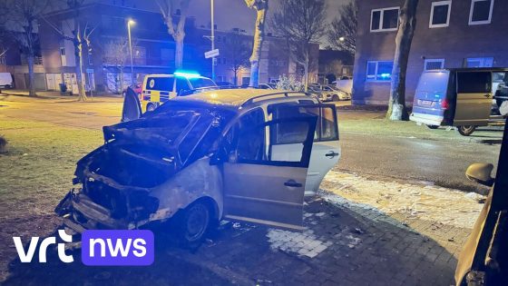 Twee auto's uitgebrand in Hoboken: vermoedens van kwaad opzet