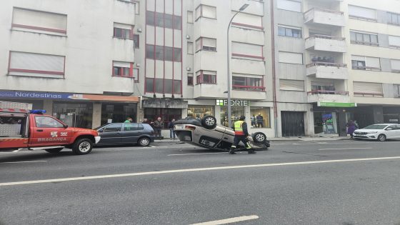 Duas mulheres feridas em acidente aparatoso seguido de atropelamento em Bragança