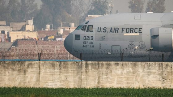 U.S. military plane carrying about 100 undocumented immigrants lands in India