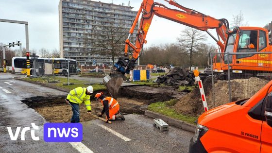 Onaangekondigde werken veroorzaken hele week hinder rond kruispunt Mechelse Poort in Dendermonde