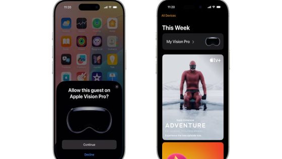 The Vision Pro is getting easier to share and adding a new iPhone app