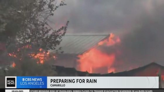 Rain preparations continue in Ventura County near Mountain Fire burn scar