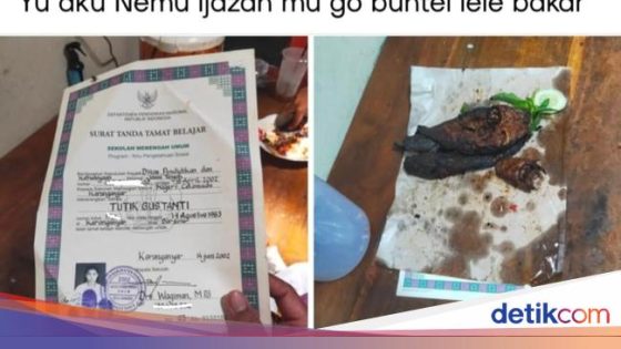 Viral Ijazah SMAN Colomadu Jadi Bungkus Lele Bakar, Kepsek Buka Suara