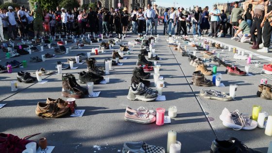 Grisly find of bones and shoes at Mexico cartel site ignites urgent nationwide protests.