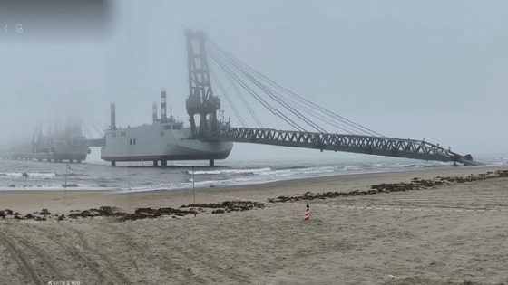 Chilling pics show China’s giant D-Day style INVASION BARGES moored off coast as fears grow they could attack Taiwan