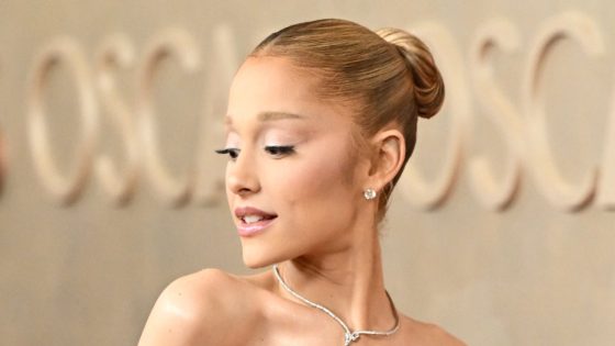 Ariana Grande Defies Gravity In Stunning Oscars Gown That Appears To Float