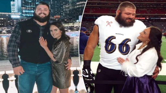 NFL's Ben Cleveland files for divorce over 'adultery' claims weeks after DUI arrest