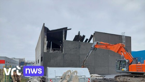 Verschillende scholen en bedrijven in Brugge blijven dicht na zware brand in loods, gebouw wordt vandaag afgebroken