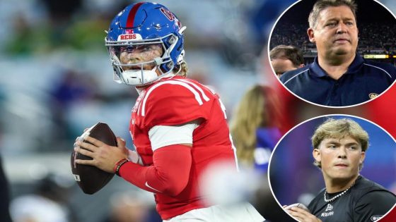 Charlie Weis makes bold Jaxson Dart claim — as Ole Miss QB rises up NFL draft boards