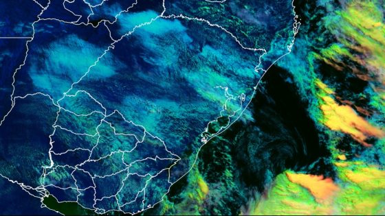 Frente fria avança com escassa atividade e queda de temperatura