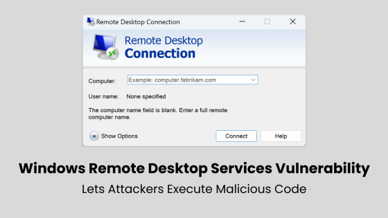 Windows Remote Desktop Services Vulnerability Allows Code Execution