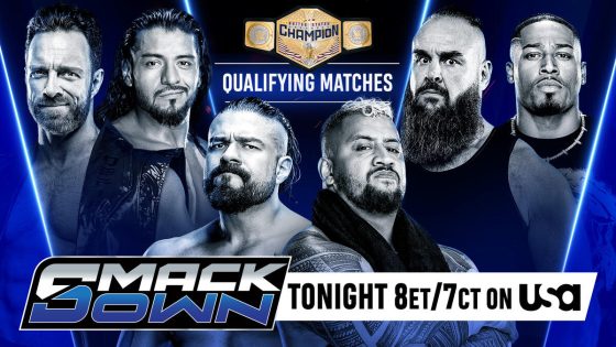 The winners of three U.S. Title No. 1 Contender Qualifying Matches will battle for the right to challenge Shinsuke Nakamura