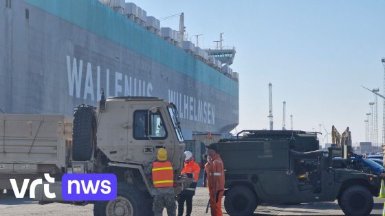 "Te smalle tunnels en te veel regels": Amerikaans militair materieel komt aan in haven van Antwerpen, maar transport naar Oost-Europa blijft pijnpunt