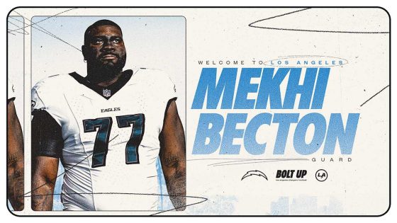 Los Angeles Chargers Sign Mekhi Becton