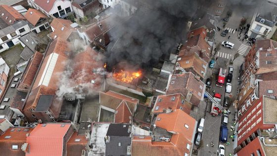 Brand in loods in Molenbeek, geen gewonden