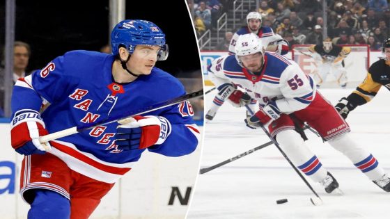 Rangers trade Ryan Lindgren, Jimmy Vesey to Avalanche