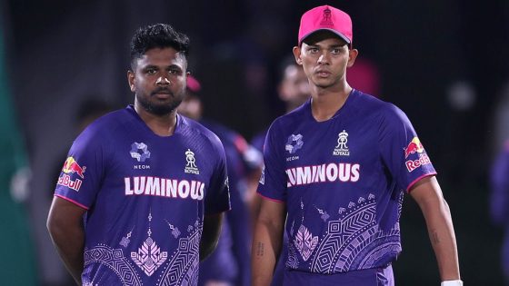 IPL 2025 - Sanju Samson links up with RR squad after finger surgery