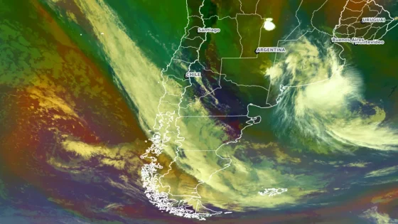 Satélite já mostra a frente fria que vai acabar com a onda de calor