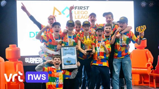 School Sint-Martinus uit Herk-de-Stad wint First Lego League Belux