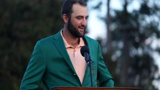 Scottie Scheffler announces menu for Masters Club dinner