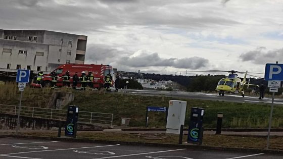 Idosa que sofreu queda foi transportada de helicóptero para Lisboa