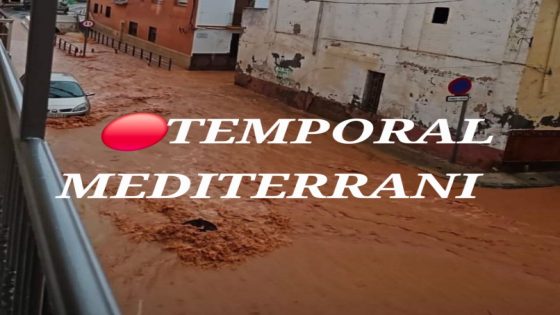 Molta precaució!!! Temporal Mediterrani: Demà i dijous moments més crítics.