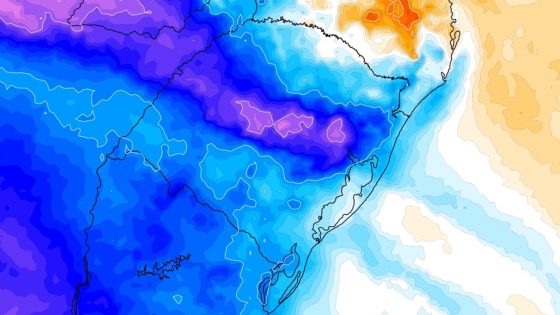 Números mostram o impressionante tamanho do refresco com a frente fria