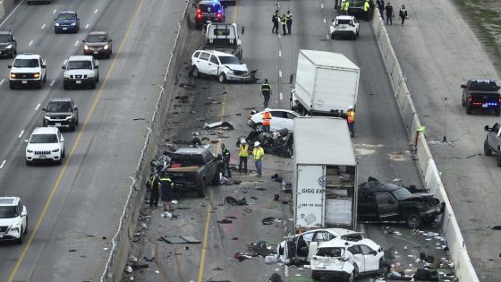 Man charged with intoxication manslaughter in Texas crash involving 17 vehicles that killed 5 people