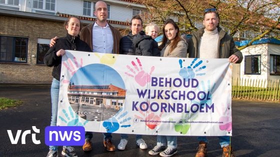 Protest in Torhout tegen plannen om 3 scholen te centraliseren in 1 nieuwe grote school