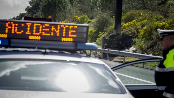 Motociclista de 43 anos morreu em acidente na EN204 em Santo Tirso