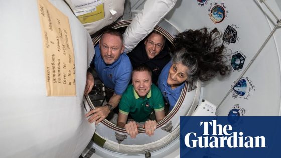 US astronauts stranded on ISS for nine months to return to Earth on Tuesday, Nasa says | Space