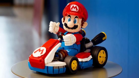 Lego’s new Mario Kart set super-sizes Mario