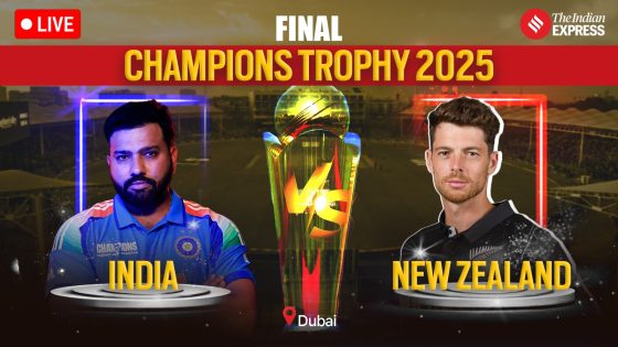 India vs New Zealand Final Champions Trophy 2025 Live Cricket Score Online: Catch all the live updates from Dubai.